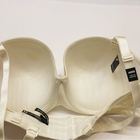 Torrid Bombshell Everyday Strapless Convertible Push Up Bra Plus Size 40DDD NEW - Picture 10 of 12